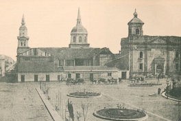 Plaza de Armas de Santiago, 1861