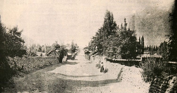 Camino San José de Maipo, 1902