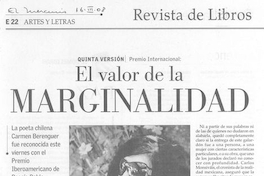 El valor de la marginalidad