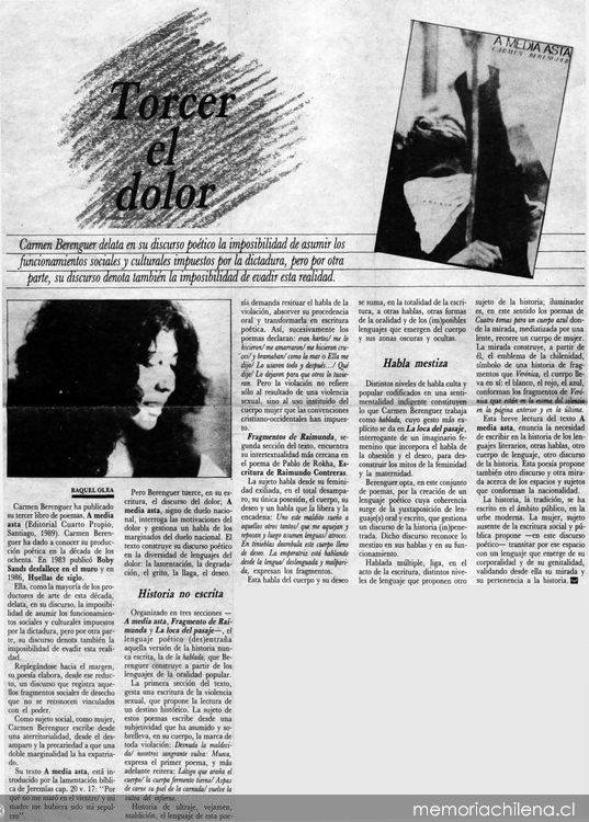 Torcer el dolor