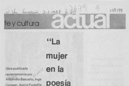 La mujer en la poesía chilena de los años 80