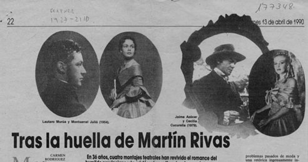 Tras la huella de Martín Rivas