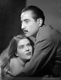 María Elena Gertner y Jorge Lillo, ca. 1950