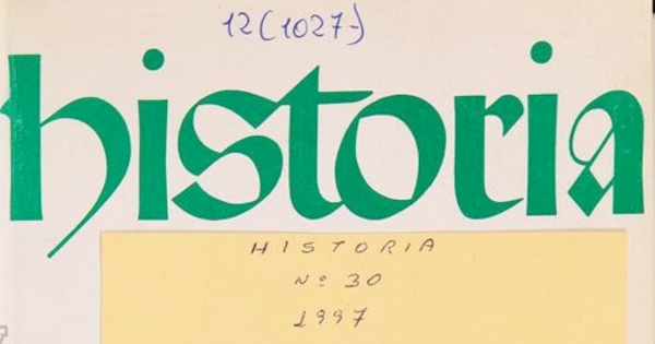 Historia: n° 30, 1997