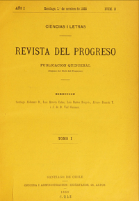 Revista del progreso: tomo 1, n° 8 del 15 de diciembre de 1888