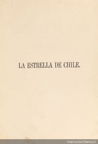 La Estrella de Chile: año 6, 1872