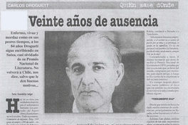 Veinte años de ausencia