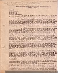 Correspondencia de la Secretaria General del Movimiento Pro-Emancipación de las Mujeres de Chile (MEMCH), Elena Caffarena, enero-junio 1936