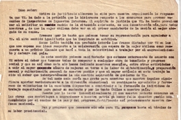 Correspondencia de la Secretaria General del Movimiento Pro-Emancipación de las Mujeres de Chile (MEMCH), Elena Caffarena, enero-mayo 1938