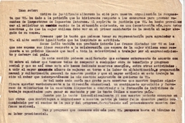 Correspondencia de la Secretaria General del Movimiento Pro-Emancipación de las Mujeres de Chile (MEMCH), Elena Caffarena, enero-mayo 1938