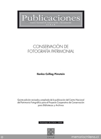 Conservación de fotografía patrimonial