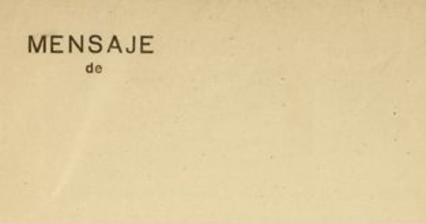 Mensaje de S.E. el Presidente de la República don Gabriel González Videla : al Congreso Nacional al inaugurar el período ordinario de sesiones