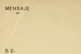 Mensaje de S.E. el Presidente de la República don Gabriel González Videla : al Congreso Nacional al inaugurar el período ordinario de sesiones