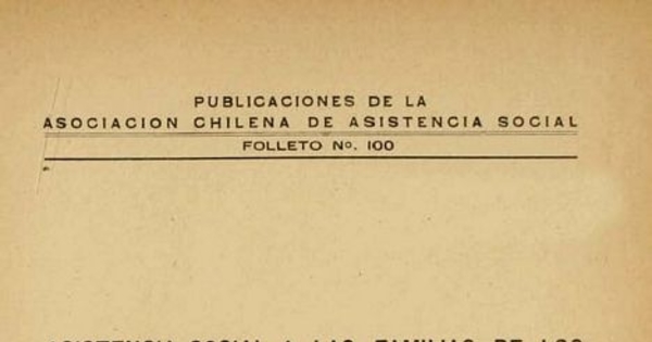 Asistencia social a las familias de los hospitalizados