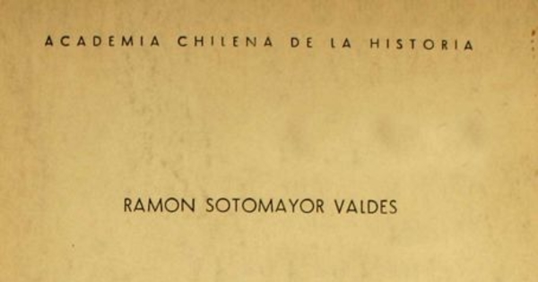 Historia de Chile bajo el gobierno del General don Joaquín Prieto