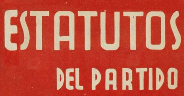 Estatutos del Partido Comunista de Chile