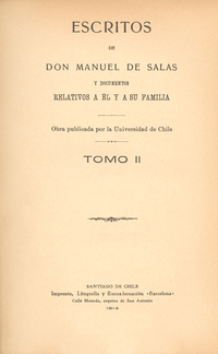 Escritos de Don Manuel de Salas : y documentos relativos a él y a su familia