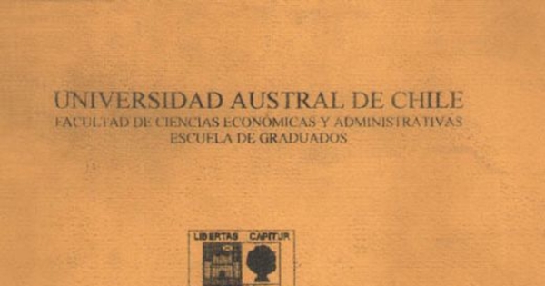 Vino chileno : razones del éxito en el mercado mundial y su proyección futura