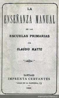 La enseñanza manual en las escuelas primarias