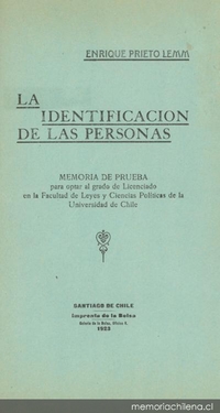 La identificación de las personas