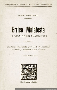 Errico Malatesta : la vida de un anarquista