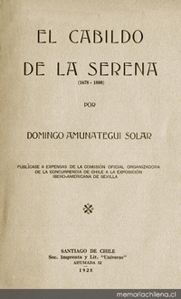 El Cabildo de La Serena : 1678-1800