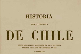 Historia Física y Política de Chile. Tomo Primero: Zoología