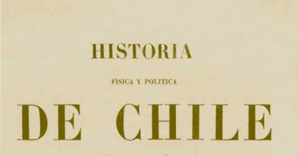 Historia Física y Política de Chile. Tomo Segundo: Zoología