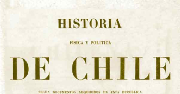 Historia Física y Política de Chile. Tomo Quinto: Zoología