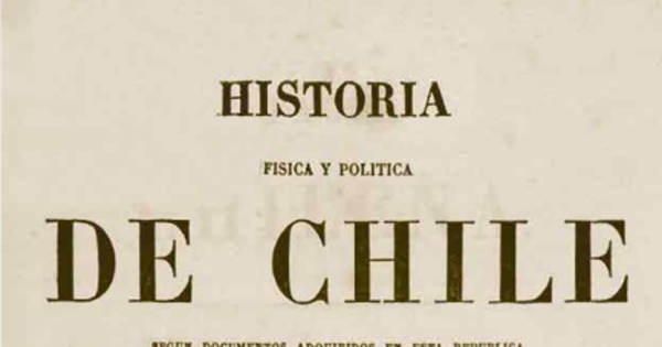 Historia Física y Política de Chile. Tomo Sexto: Zoología