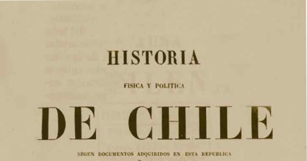 Historia Física y Política de Chile. Tomo Séptimo: Zoología