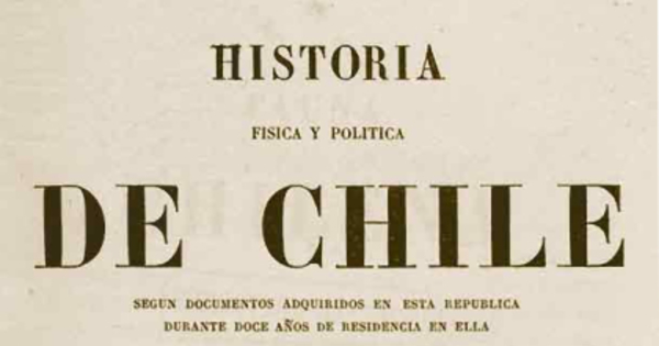 Historia Física y Política de Chile. Tomo Octavo: Zoología