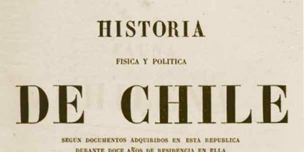 Historia Física y Política de Chile. Tomo Octavo: Zoología
