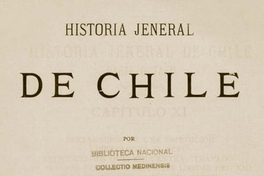 Historia jeneral de Chile