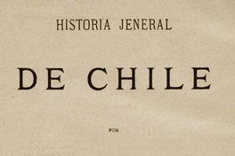 Historia jeneral de Chile