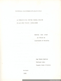 La ideología del Partido Radical Chileno en los años treinta (1931-1938)