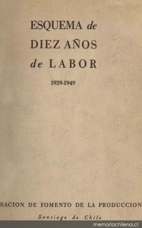 Esquema de diez años de labor