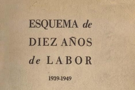 Esquema de diez años de labor