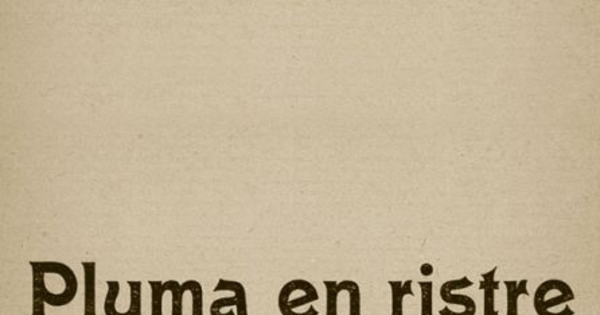 Pluma en ristre