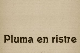 Pluma en ristre