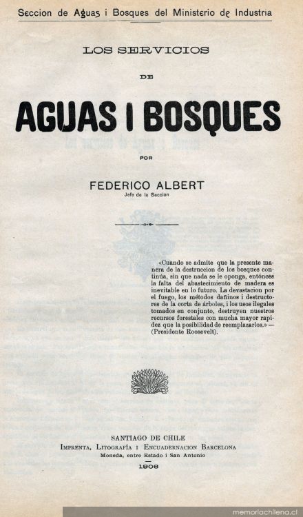 Los servicios de aguas i bosques