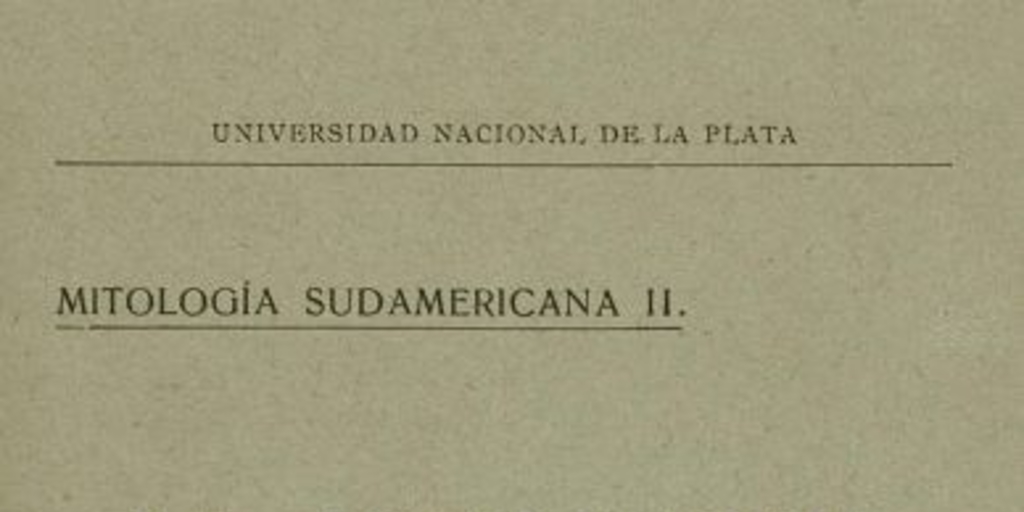 La Cosmogonía : según los Puelche de la patagonia