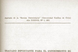 Tratado importante para el conocimiento de los indios Pehuenches según el orden de su vida