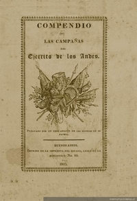 Compendio de las campañas del Ejército de los Andes