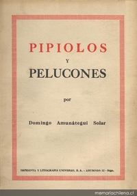 Pipiolos y pelucones