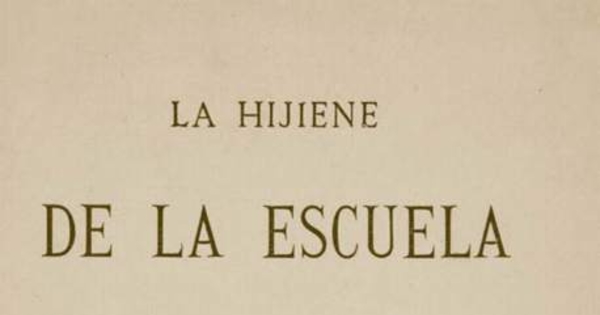 La hijiene de la escuela