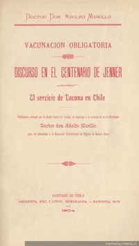 Vacunación obligatoria: Discurso en el centenario de Jenner