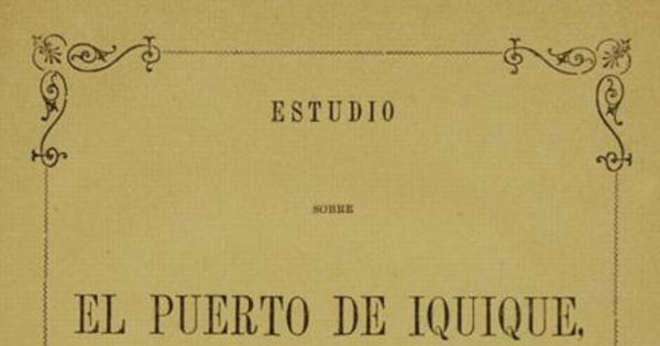 Estudio sobre el Puerto de Iquique