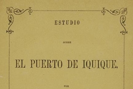 Estudio sobre el Puerto de Iquique