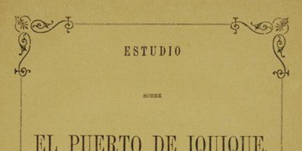 Estudio sobre el Puerto de Iquique